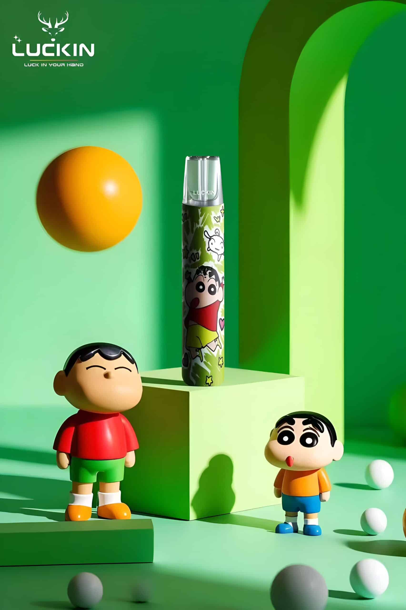 LUCKIN幸運一代電子煙主機 — 潮流設計×強勁體驗丨蠟筆小新、哪吒、史迪仔限量版震撼登場！ - 電子煙潮流商城